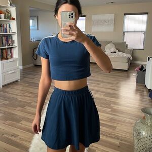 Athletic skirt set